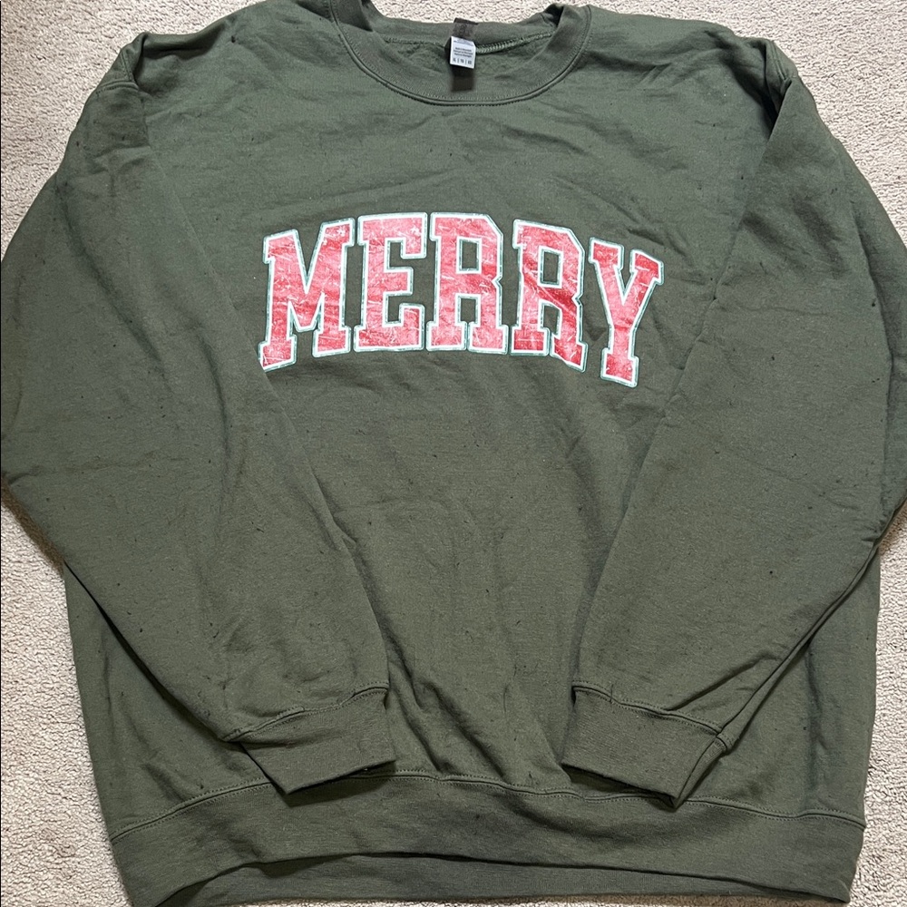Gildan “MERRY” Sweatshirt